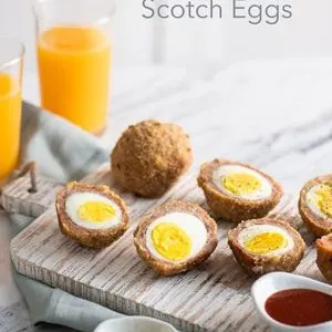 Gluten-Free Dairy-Free Low Carb Baked Scotch Eggs — American recipe