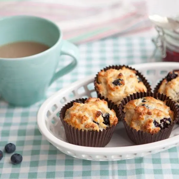 Vegetarian Gluten-Free Gluten-free blueberry muffins — American recipe