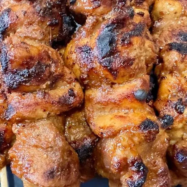 Dairy-Free Nut-Free Filipino BBQ Chicken Skewers (Air Fryer Recipe) — Mediterranean recipe