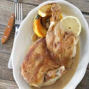 Gluten-Free Dairy-Free Brick Chicken — American recipe