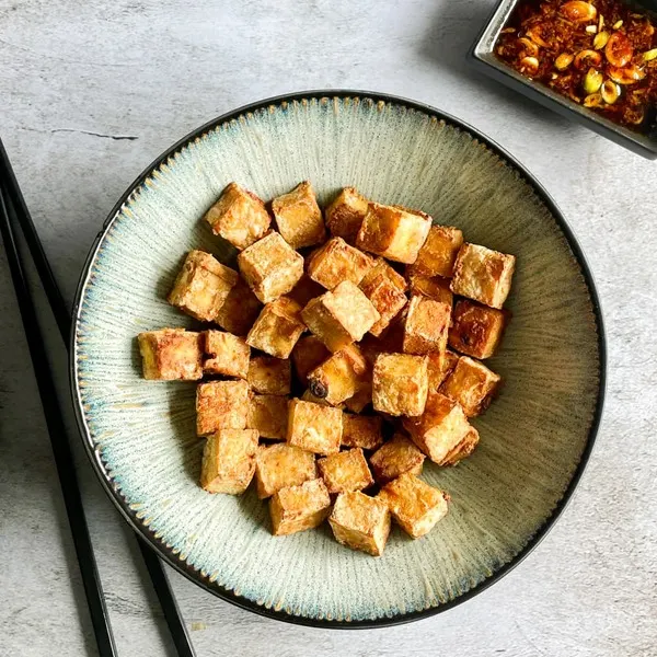 Vegan Vegetarian Crispy Air Fryer Tofu — Asian recipe