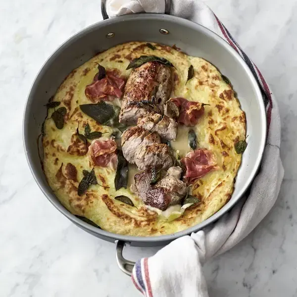 Gluten-Free Nut-Free Pork & mash gratin — French recipe