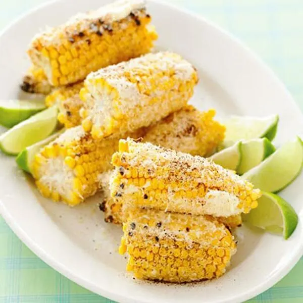 Vegetarian Gluten-Free Mexican Grilled Corn — Mexican recipe