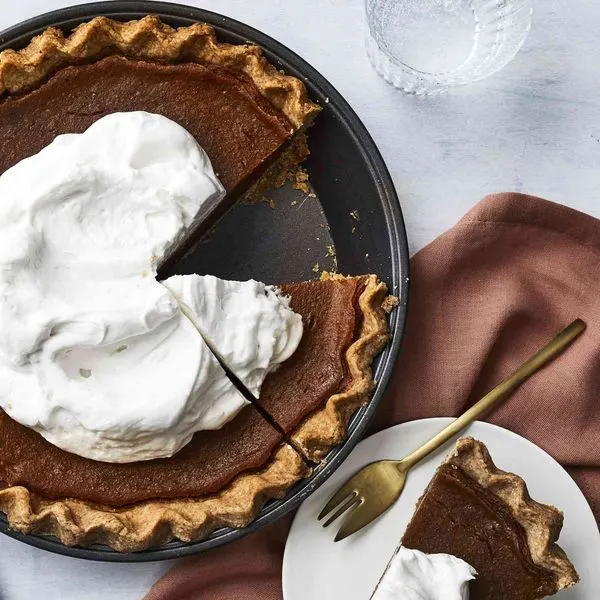 Vegetarian Nut-Free Dairy-Free Pumpkin Pie — American recipe