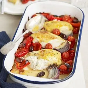 Gluten-Free Keto Mediterranean chicken tray bake — Mediterranean recipe