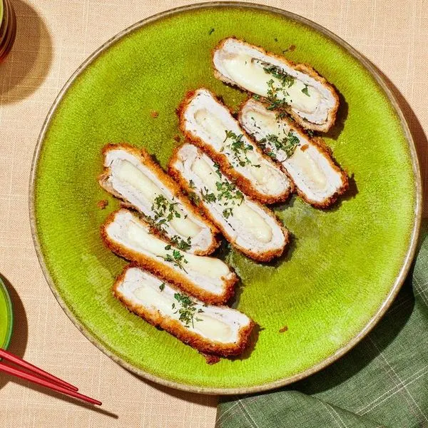 Nut-Free Shellfish-Free Cheese-Stuffed Pork Katsu — French recipe