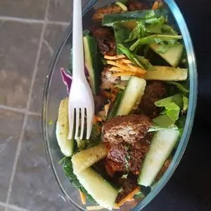 Gluten-Free Dairy-Free Meatballs salad — American recipe