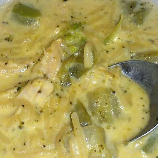 Keto Nut-Free chicken and broccoli cheese soup — British recipe