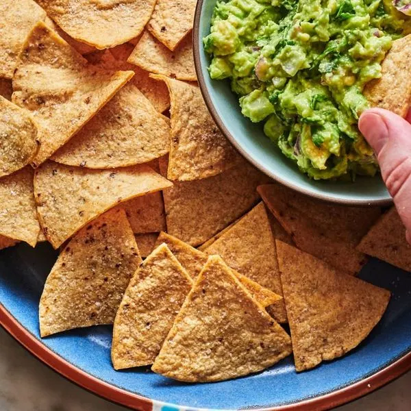 Vegan Vegetarian Air Fryer Tortilla Chips — American recipe