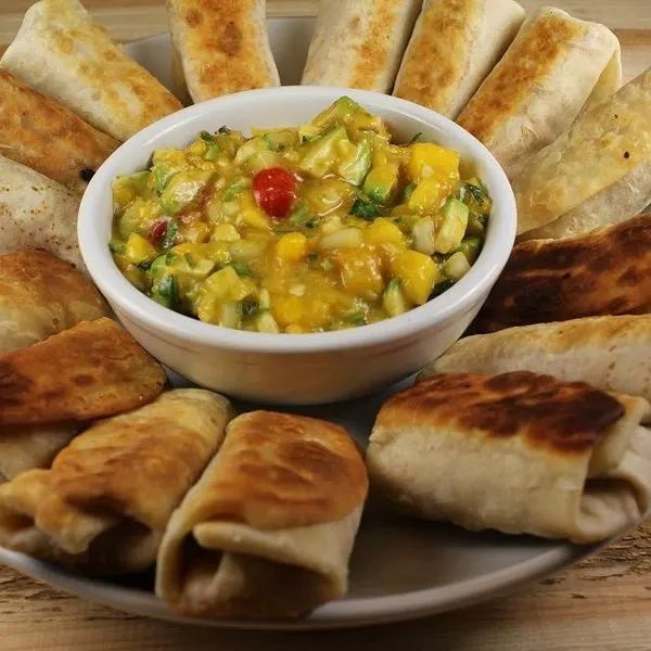 Dairy-Free Nut-Free Mini Mexican Chipotle and Sweet Potato Burritos — Mexican recipe