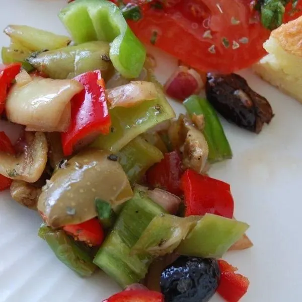 Gluten-Free Dairy-Free Italian Peppers and Olives — Italian recipe