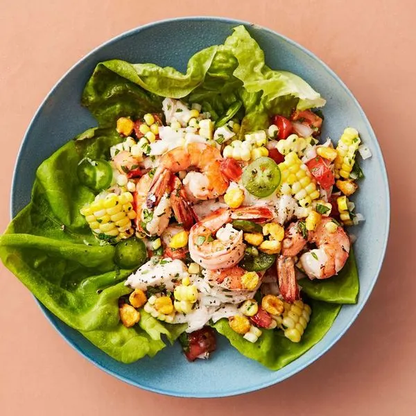 Gluten-Free Dairy-Free Mexican Seafood Salad — Mexican recipe