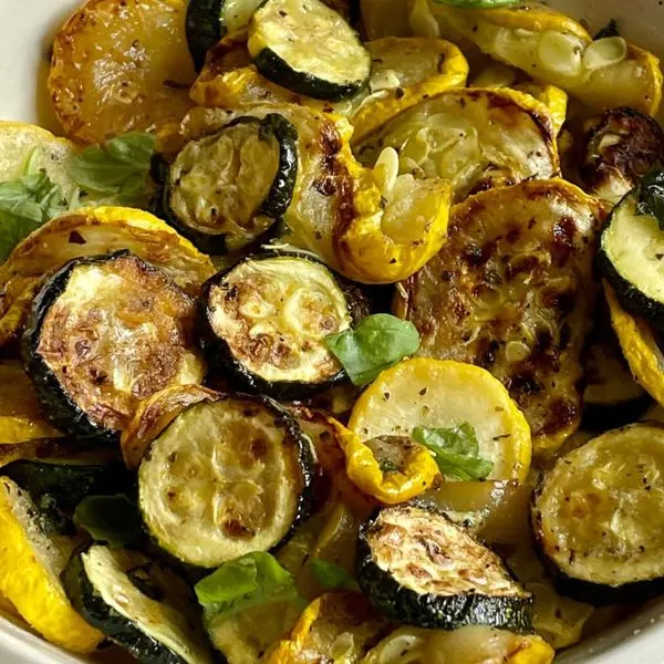 Vegan Vegetarian Air Fryer Squash — Italian recipe