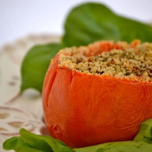 Dairy-Free Nut-Free Stuffed Tomato Chicken — American recipe