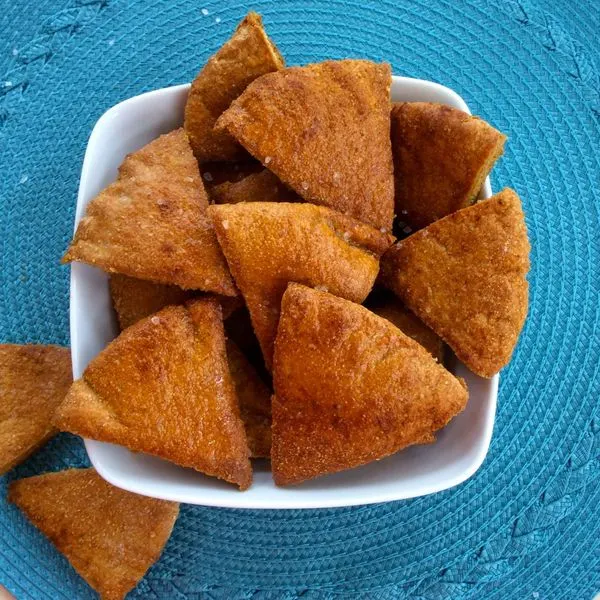 Vegan Vegetarian Homemade and Healthy Gluten Free Pita Chips — Italian recipe