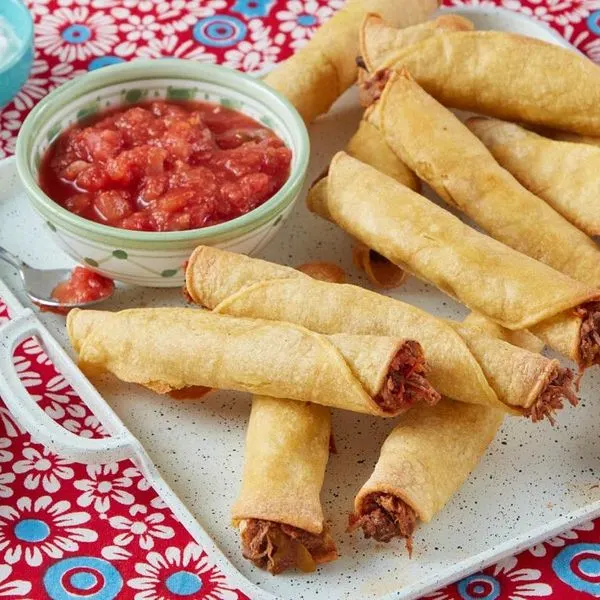 Gluten-Free Nut-Free Air-Fryer Taquitos — Mexican recipe