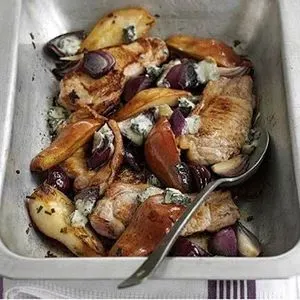 Gluten-Free Nut-Free Pork with pears — Mediterranean recipe