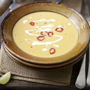 Vegan Vegetarian Thai pumpkin soup — South east asian recipe