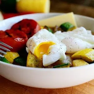 Vegetarian Gluten-Free Carb Buster Breakfast — British recipe