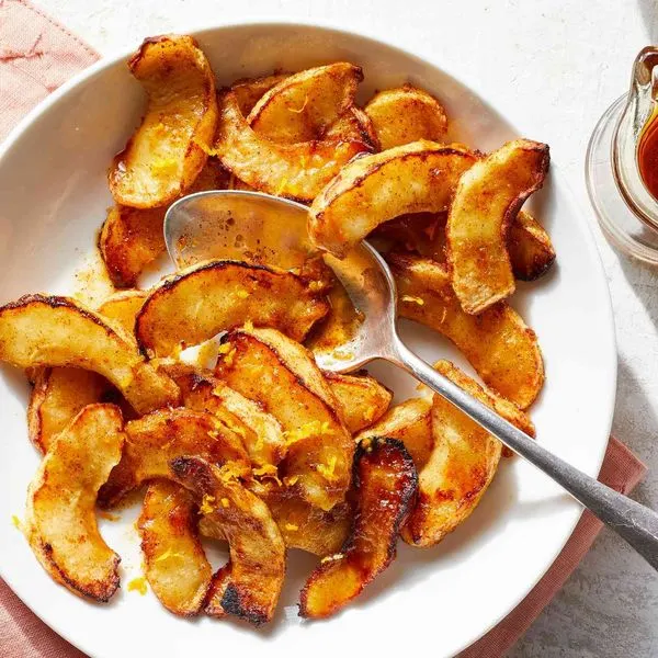 Vegan Vegetarian Air-Fryer Apples — American recipe