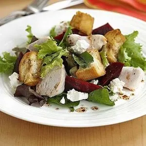 Nut-Free Shellfish-Free Warm chicken salad — American recipe