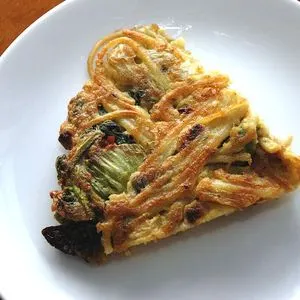 Vegetarian Nut-Free Pasta Frittata Recipe — Italian recipe