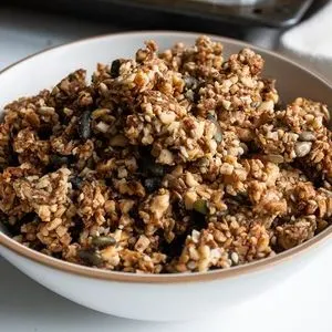 Vegetarian Gluten-Free Easy Keto Granola Recipe — American recipe
