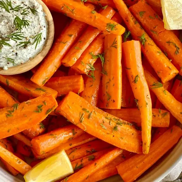 Vegan Vegetarian Air Fryer Carrots — American recipe