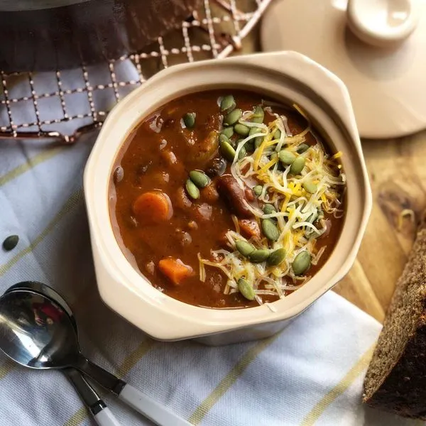 Vegan Vegetarian Vegetarian Pumpkin Chili — American recipe