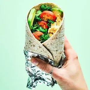 Vegetarian Dairy-Free Breakfast burrito — Mexican recipe