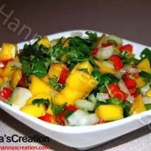 Vegan Vegetarian Mango Salad — Caribbean recipe