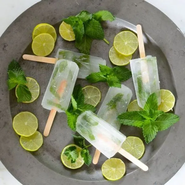 Vegan Vegetarian Mojito Popsicles — Caribbean recipe