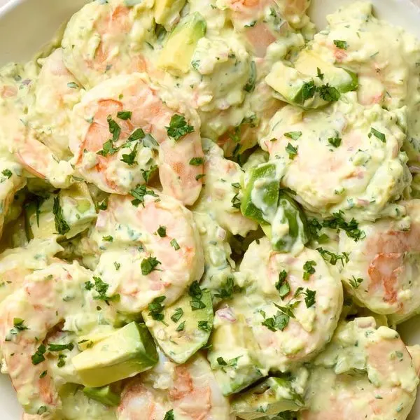 Dairy-Free Nut-Free Avocado Shrimp Salad — American recipe