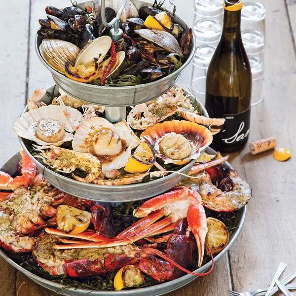 Gluten-Free Keto Grilled Seafood Tower — Japanese recipe