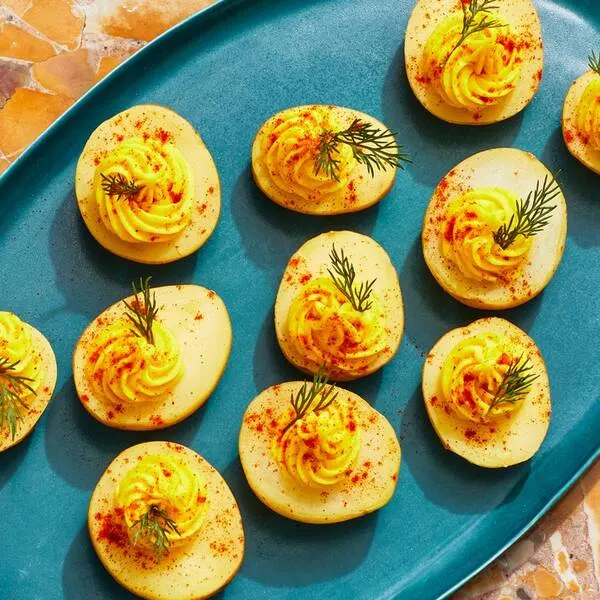 Vegan Vegetarian Vegan Deviled “Eggs” — American recipe