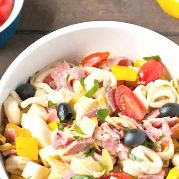 Keto Nut-Free Italian Tortellini Salad — Italian recipe