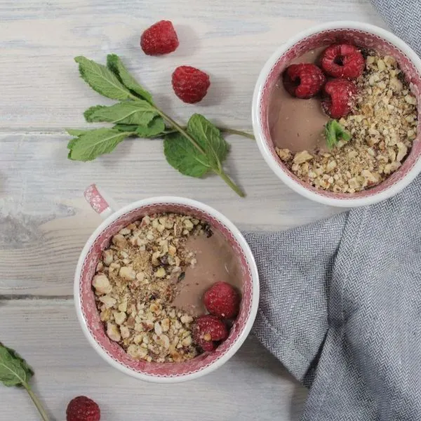 Vegan Vegetarian Vegan Chocolate Chili Pots — American recipe