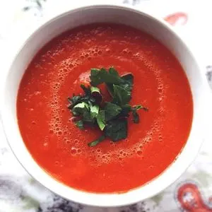 Vegan Vegetarian Carrot-Tomato Soup — American recipe