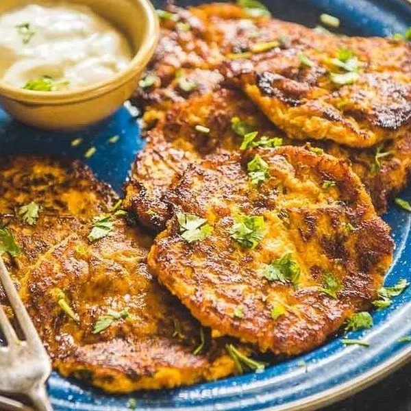 Vegetarian Dairy-Free Thai Curry Squash Fritters — South east asian recipe