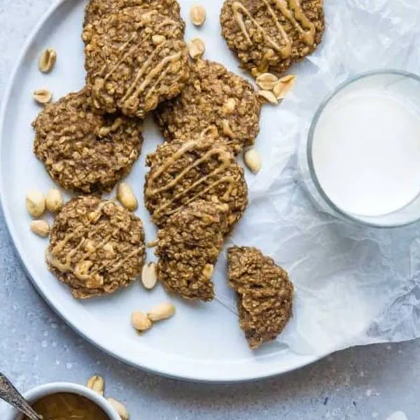Vegan Vegetarian Gluten-Free: Banana Oatmeal Peanut Butter Cookies — American recipe