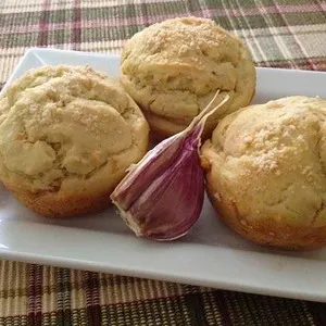 Vegetarian Nut-Free Gluten-Free Garlic Onion Muffins Recipe — American recipe