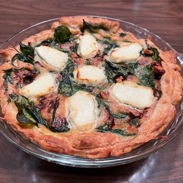 Vegetarian Nut-Free Vegetarian Thanksgiving Quiche — French recipe
