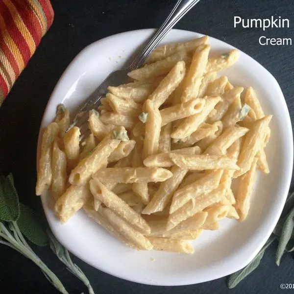 Vegan Vegetarian Vegan Pumpkin Sage Cream Sauce — American recipe