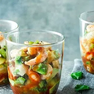 Dairy-Free Nut-Free Bloody mary seafood salad — French recipe