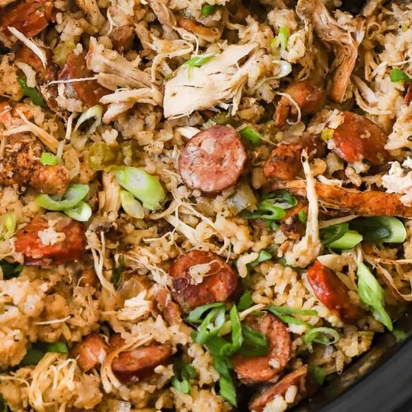 Nut-Free Shellfish-Free Slow Cooker Jambalaya — Mediterranean recipe