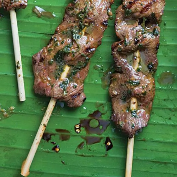 Dairy-Free Nut-Free Beef Satay — South east asian recipe