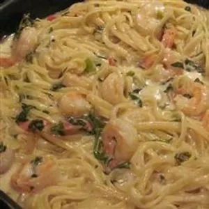 Gluten-Free Nut-Free Spicy Herbed Seafood Pasta — Mediterranean recipe