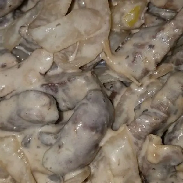 Nut-Free Shellfish-Free Keto Beef Stroganoff (low carb) — Eastern europe recipe