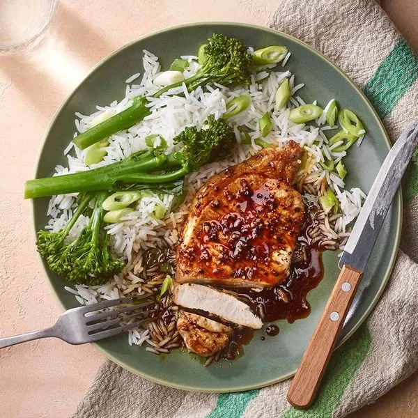Dairy-Free Nut-Free Air fryer sticky glazed pork — American recipe