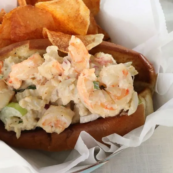 Nut-Free Egg-Free Seafood Salad Rolls — South east asian recipe